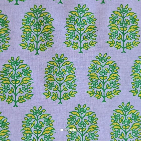 Calypso St. Barth Cotton Sarong Scarf Beads Green - Picture 9 of 15